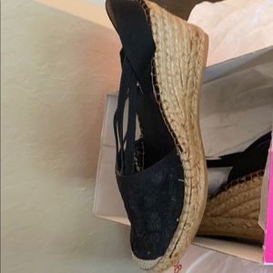 Espadrille wedge shoes